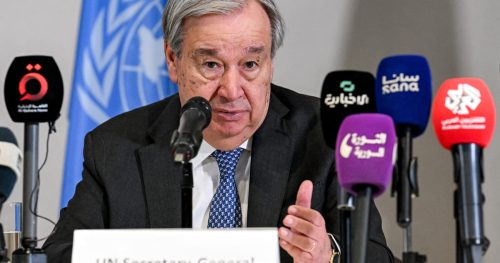 UN chief tells countries to rein in autonomous weapons
