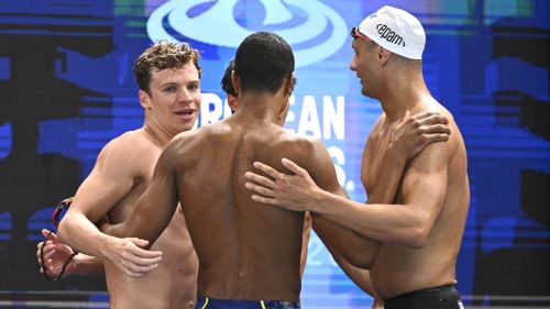 European championships: Thanks to Léon Marchand, France take silver in the 4 x 200m