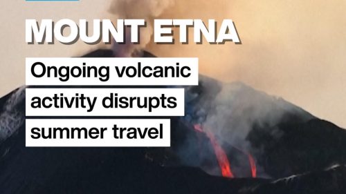 Mount Etna’s ongoing volcanic activity disrupts summer travel