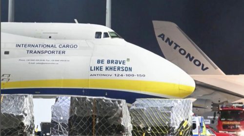 Drone alert near Ukrainian cargo plane grounds flights at German airport