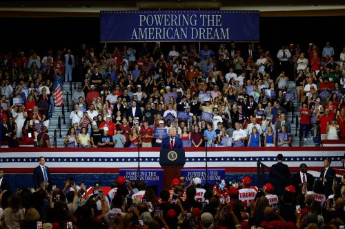 Trump’s biggest political event so far isn’t in a battleground state